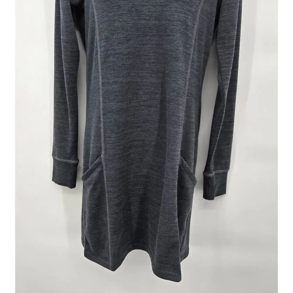Kuhl Lea Women's Mockneck Dress Size Small Long Sleeve Gray Outdoor Pockets